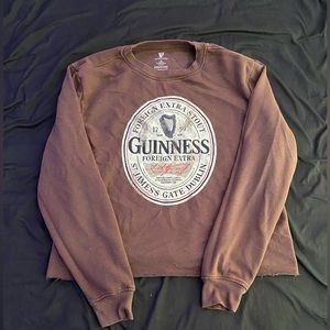 Cropped Brown Crewneck